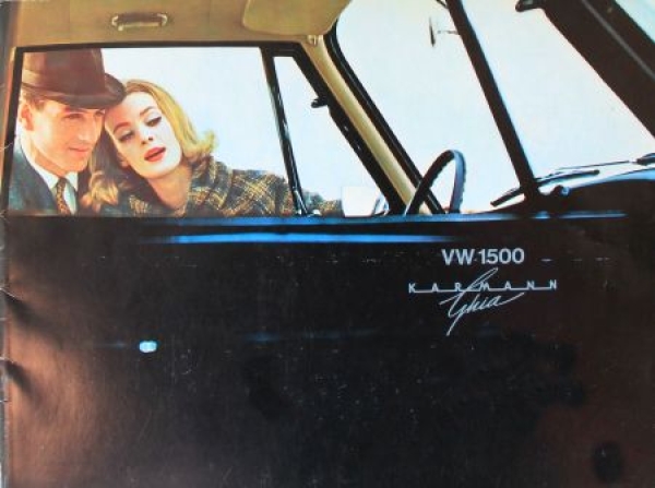 Volkswagen Karmann-Ghia Modelprogram 1964 Carbrochure (7544)